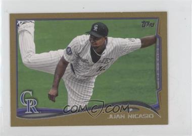 2014 Topps Mini - [Base] - Gold #13 - Juan Nicasio /63