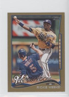 2014 Topps Mini - [Base] - Gold #172 - Rickie Weeks /63