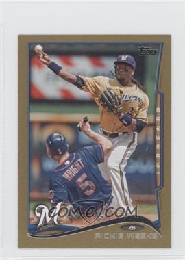 2014 Topps Mini - [Base] - Gold #172 - Rickie Weeks /63