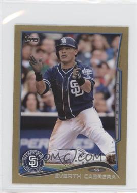 2014 Topps Mini - [Base] - Gold #280 - Everth Cabrera /63