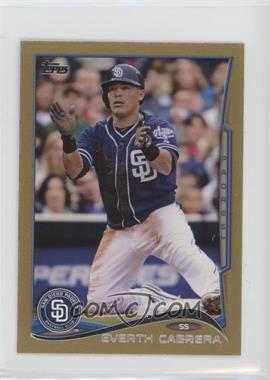 2014 Topps Mini - [Base] - Gold #280 - Everth Cabrera /63