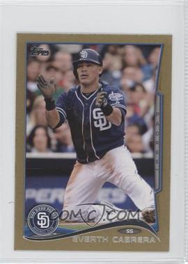 2014 Topps Mini - [Base] - Gold #280 - Everth Cabrera /63