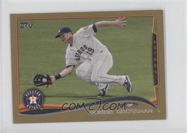 2014 Topps Mini - [Base] - Gold #444 - Robbie Grossman /63