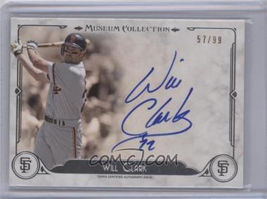 2014 Topps Museum Collection - Archival Autographs #AA-WC - Will Clark /99