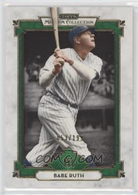 2014 Topps Museum Collection - [Base] - Green #60 - Babe Ruth /199