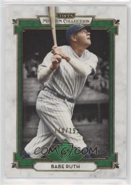 2014 Topps Museum Collection - [Base] - Green #60 - Babe Ruth /199