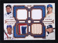 Miguel Cabrera, David Wright, Adrian Beltre, Evan Longoria #/75