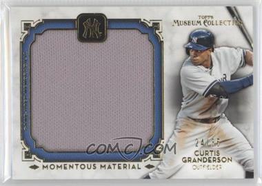 2014 Topps Museum Collection - Momentous Material Jumbo Relics - Gold #MMJR-CG - Curtis Granderson /35