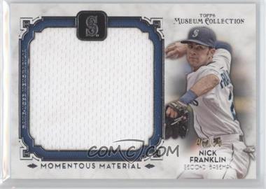 2014 Topps Museum Collection - Momentous Material Jumbo Relics #MMJR-NF - Nick Franklin /50