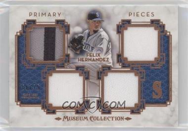 2014 Topps Museum Collection - Single-Player Primary Pieces Quad Relics - Copper #PPQR-FH - Felix Hernandez /75