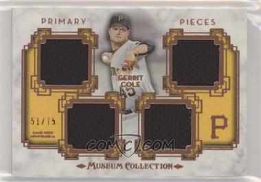 2014 Topps Museum Collection - Single-Player Primary Pieces Quad Relics - Copper #PPQR-GC - Gerrit Cole /75