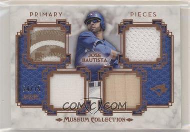 2014 Topps Museum Collection - Single-Player Primary Pieces Quad Relics - Copper #PPQR-JBU - Jose Bautista /75