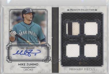 2014 Topps Museum Collection - Single-Player Primary Pieces Quad Relics Autograph Books #PPAR-MZ - Mike Zunino /10