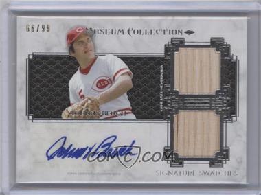 2014 Topps Museum Collection - Single-Player Signature Swatches Dual #SSD-JBC - Johnny Bench /99