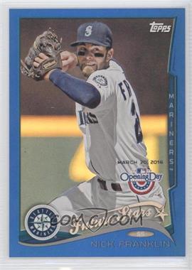 2014 Topps Opening Day - [Base] - Blue Holofoil #177 - Future Stars - Nick Franklin /2014