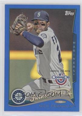 2014 Topps Opening Day - [Base] - Blue Holofoil #177 - Future Stars - Nick Franklin /2014