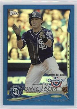 2014 Topps Opening Day - [Base] - Blue Holofoil #218 - Everth Cabrera /2014