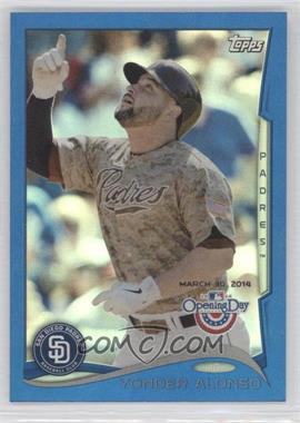 2014 Topps Opening Day - [Base] - Blue Holofoil #61 - Yonder Alonso /2014