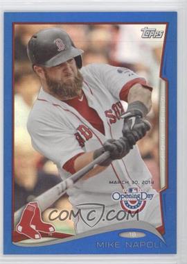 2014 Topps Opening Day - [Base] - Blue Holofoil #8 - Mike Napoli /2014