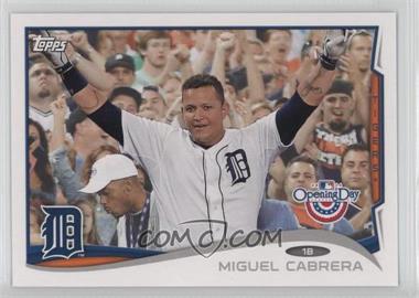 2014 Topps Opening Day - [Base] #100.1 - Miguel Cabrera (Fans in Background)
