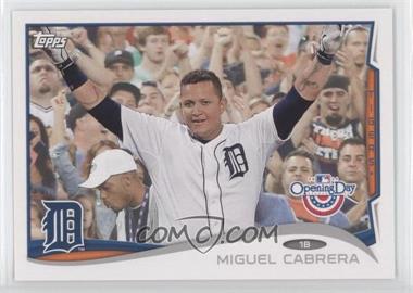 2014 Topps Opening Day - [Base] #100.1 - Miguel Cabrera (Fans in Background)