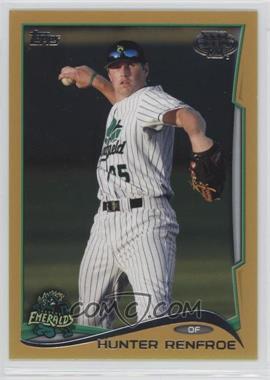 2014 Topps Pro Debut - [Base] - Gold #182 - Hunter Renfroe /50