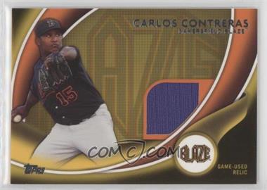 2014 Topps Pro Debut - Debut Duds - Gold #DD-CC - Carlos Contreras /50