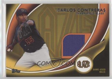 2014 Topps Pro Debut - Debut Duds - Gold #DD-CC - Carlos Contreras /50