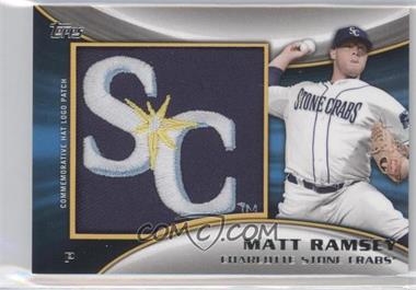 2014 Topps Pro Debut - Manufactured Hat Logo Patch #MH-MR - Matt Ramsey /99