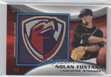 2014 Topps Pro Debut - Manufactured Hat Logo Patch #MH-NF - Nolan Fontana /99