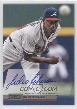 2014 Topps Stadium Club - Autographs #SCA-JT - Julio Teheran