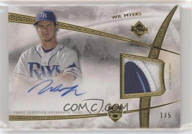 2014 Topps Supreme - Autographed Patch Relics - Platinum #APR-WM - Wil Myers /5