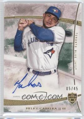 2014 Topps Supreme - Autographs - Green #CA-MC - Melky Cabrera /45