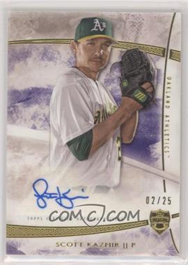 2014 Topps Supreme - Autographs - Purple #SA-SK - Scott Kazmir /25