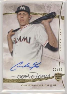 2014 Topps Supreme - Autographs #SA-CY - Christian Yelich /50