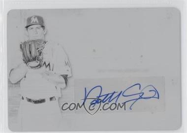 2014 Topps Supreme - Simply Supreme Autographs - Printing Plate Black #SSU-NE - Nate Eovaldi /1