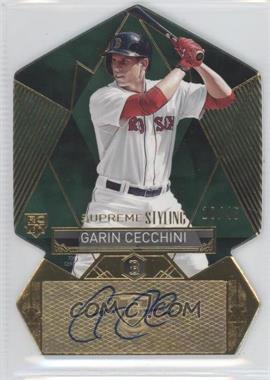 2014 Topps Supreme - Supreme Stylings Autographs - Green #SS-GCE - Garin Cecchini /45