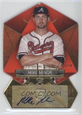 2014 Topps Supreme - Supreme Stylings Autographs - Red #SS-MM - Mike Minor /10