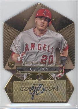 2014 Topps Supreme - Supreme Stylings Autographs - Sepia #SS-CC - C.J. Cron /35