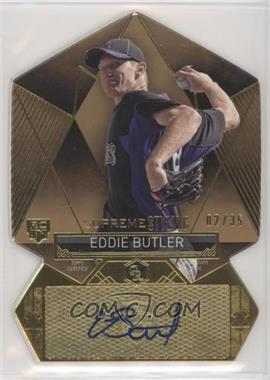 2014 Topps Supreme - Supreme Stylings Autographs - Sepia #SS-EB - Eddie Butler /35