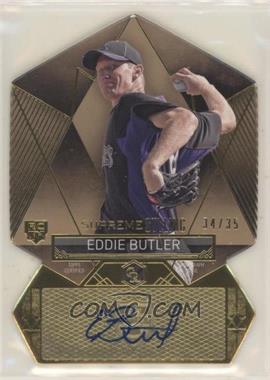 2014 Topps Supreme - Supreme Stylings Autographs - Sepia #SS-EB - Eddie Butler /35