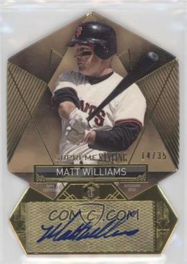 2014 Topps Supreme - Supreme Stylings Autographs - Sepia #SS-MW - Matt Williams /35