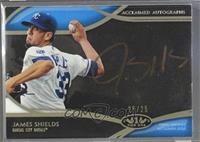 James Shields [Noted] #/25