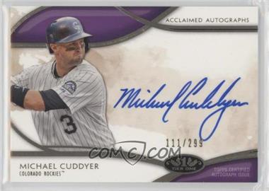 2014 Topps Tier One - Acclaimed Autographs #AA-MCU - Michael Cuddyer /299