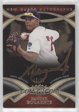 2014 Topps Tier One - New Guard Autographs - Copper Ink #NGA-XB - Xander Bogaerts /25