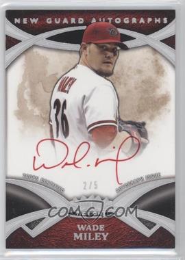 2014 Topps Tier One - New Guard Autographs - Red Ink #NGA-WMI - Wade Miley /5