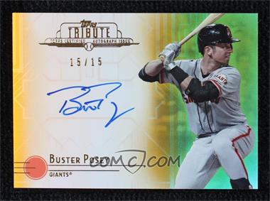 2014 Topps Tribute - Autographs - Gold #TA-BP - Buster Posey /15