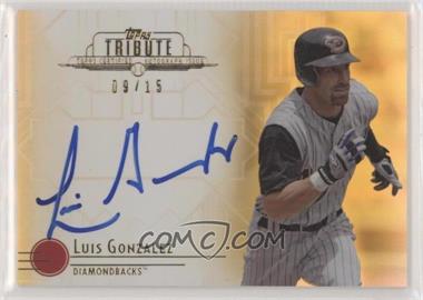 2014 Topps Tribute - Autographs - Gold #TA-LG - Luis Gonzalez /15