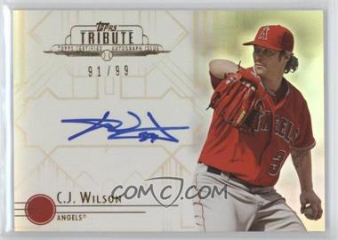 2014 Topps Tribute - Autographs #TA-CW - C.J. Wilson /99