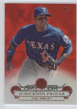 2014 Topps Tribute - [Base] - Red #53 - Jurickson Profar /5